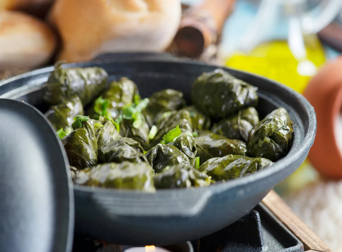 Dolmades (Stuffed Grape Leaves)