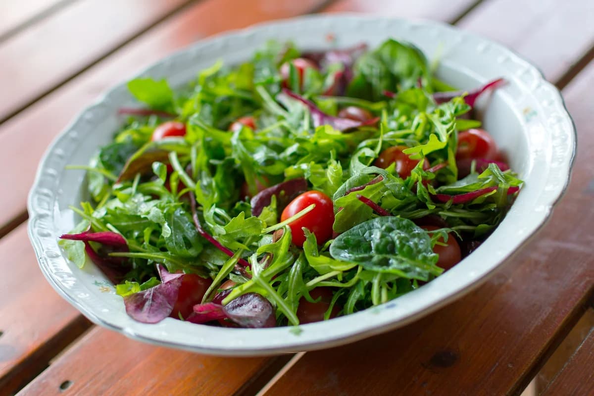 Spring Greens Salad with Fruit and Nuts